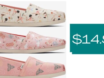 TOMS Alpargata Cupsole Shoes for $14.97