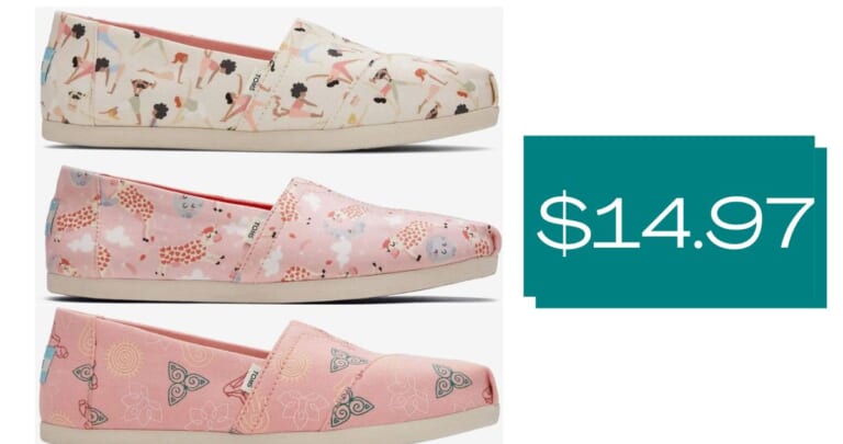 TOMS Alpargata Cupsole Shoes for $14.97