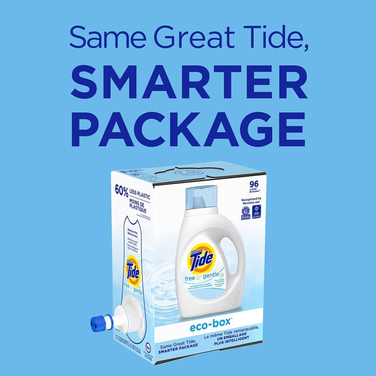 96 Loads Tide Free and Gentle Eco-Box Laundry Detergent Liquid Soap as low as $10.61 Shipped Free (Reg. $19.24) – $0.11/ Load