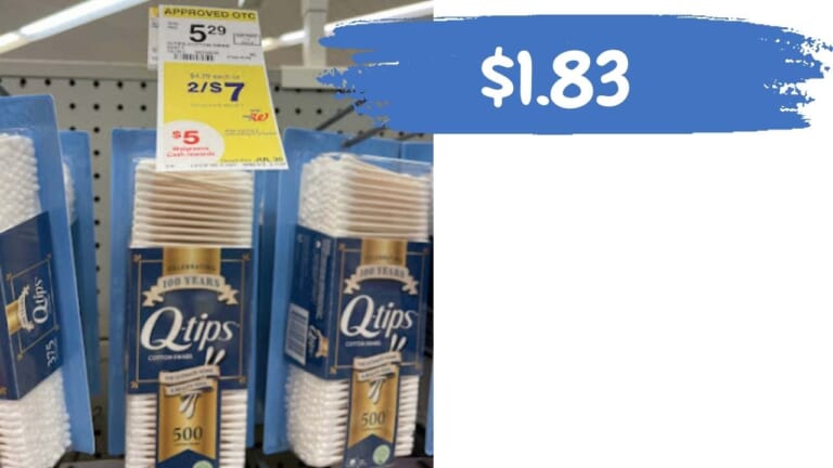 $1.83 Q-Tips, No Coupons Needed | Walgreens Month-Long Deal