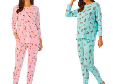 Women’s Cuddl Duds Pajama Set only $11.70 (Reg. $52!)