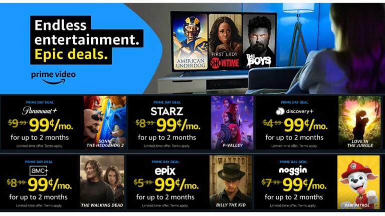 Get 2 Months of Starz, Paramount+, Showtime & More For Only $1.98