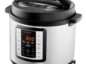 Insignia 6-Quart Multi-Function Pressure Cooker only $29.99 (Reg. $60!)