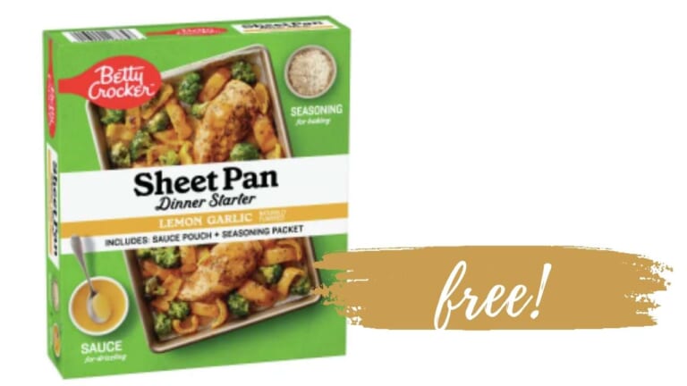 FREE Betty Crocker Sheet Pan Dinner Starters