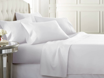 *HOT* King Size 6-Piece Bed Sheet Set only $13.99!