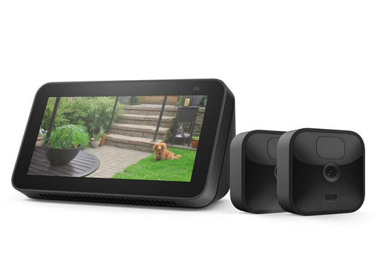 Early Prime Day Deal: Blink Outdoor 2 Cam Kit Bundle with Echo Show 5 only $109.99 shipped!