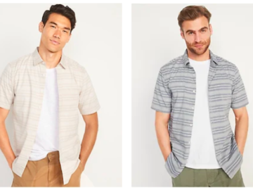 Old Navy: Men’s Button Down Shirts only $10!