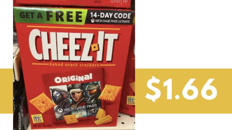 Get Cheez-Its for $1.66 at Kroger