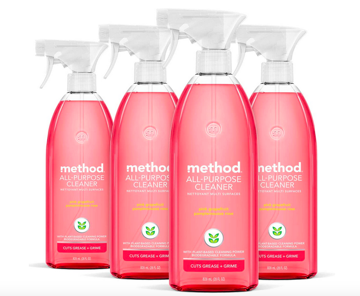 Method All-Purpose Cleaner Spray, 4 bottles only $9.32 shipped!