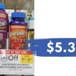 $5.39 Flintstones Vitamins at Publix