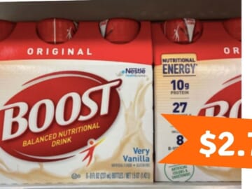 Boost Nutritional Drink 6-Packs for $2.74 at CVS Starting Tomorrow