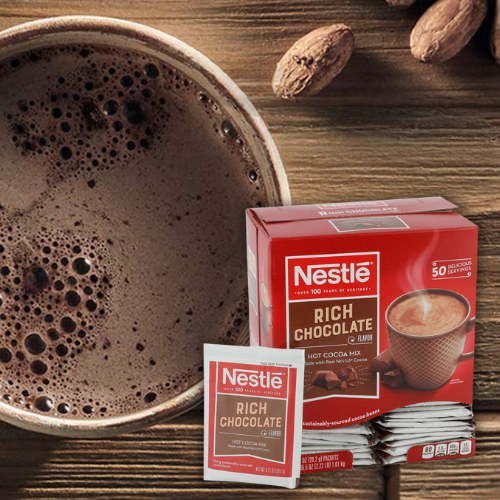 50-Count Nestle Hot Chocolate Packets as low as $4.01 Shipped Free (Reg. $19.98) – 8¢ each packet! 99.9% Caffeine-free, Kosher Dairy, 27-month shelf life!