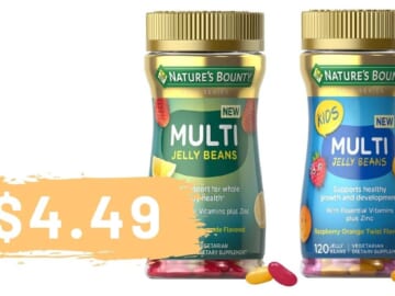 $4.49 Nature’s Bounty Vitamin Jelly Bean Vitamins (reg. $14.99!)