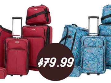 Tag Ridgefield 5-Piece Luggage Set for $79.99