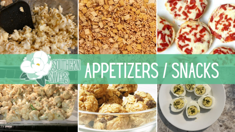 Southern Savers Appetizer and Snack Recipes