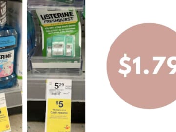 Listerine PocketPacks and Kids Smart Rinse for $1.79 Each!