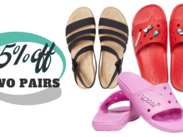 Buy 2 Crocs Sandals, Get 25% Off