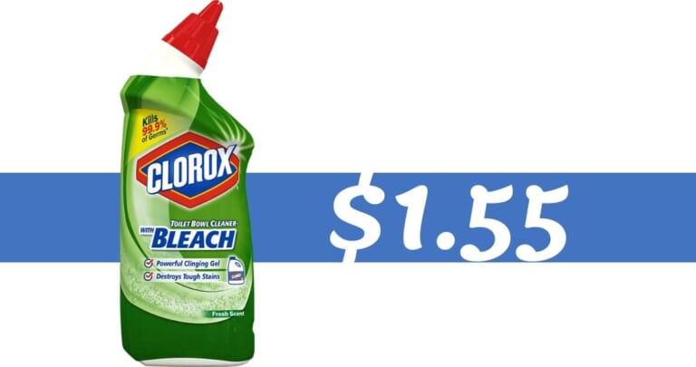 Clorox Toilet Bowl Cleaner $1.55 at Publix