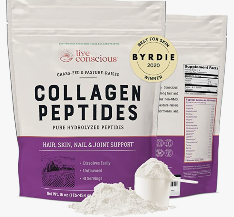 Live Conscious Collagen Peptides Powder just $27.20 shipped for Prime members!