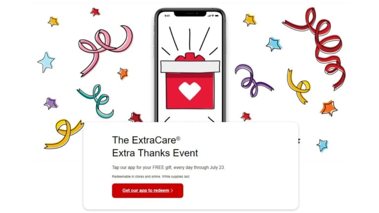 CVS ExtraCare Daily Freebies Through 7/23