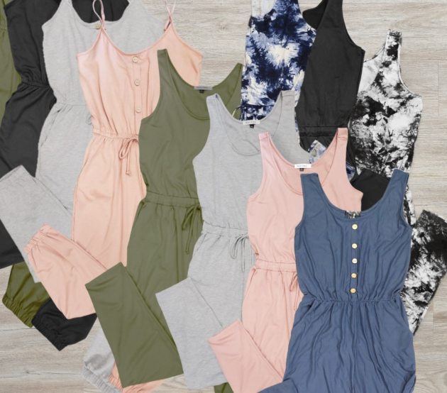 Women’s Comfy French Terry Jumpsuits only $16.99 shipped!