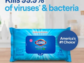 Amazon Prime Day: Clorox Disinfectants, Wipes, and More + Free Shipping