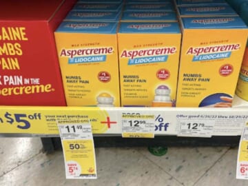 Money Maker Aspercreme Pain Relief at Walgreens