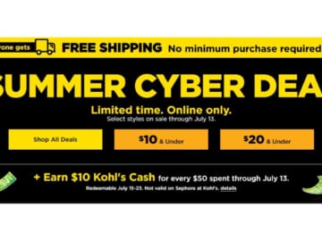 Kohl’s Summer Cyber Deals Roundup!