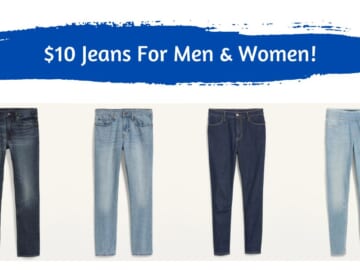 $10 Old Navy Jeans For Men & Women!