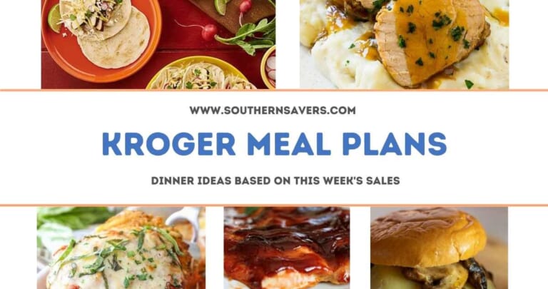 kroger meal plans 7/13