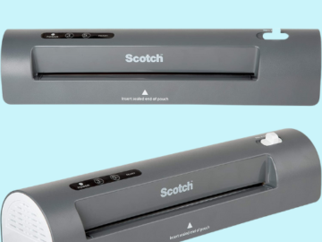 Scotch Thermal Laminator, 2 Roller System $29.99 Shipped Free (Reg. $39.90) – Laminates items up to 9 inches wide!