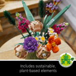 LEGO Flower Bouquet Building Kit, 756-Piece $40.99 Shipped Free (Reg. $75) – Made from sustainable materials!