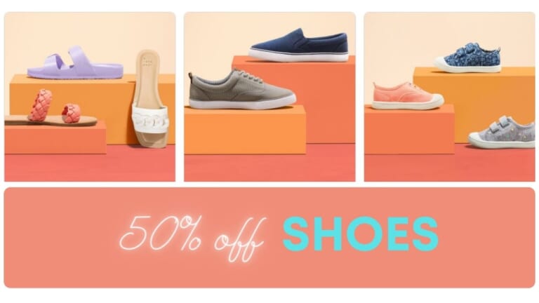 50% Off Shoes For The Family at Target