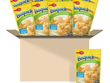 FOUR 9-Packs Betty Crocker Bisquick Biscuit Mix, Cheese Garlic as low as $7.70 EACH (Reg. $9) – $0.86  per 7.75 oz pouch + Buy 4, save 5%