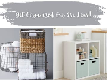 25% Off Storage & Organization at Target