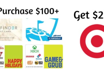 $20 Target Gift Card With $100 Specialty Gift Card Purchase