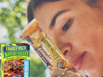 FOUR 15 Variety Pack Nature Valley Sweet and Salty Nut Granola Bars as low as $5.63 EACH Box (Reg. $19) + Free Shipping – $0.37 per Bar! Peanut, Almond, and Dark Chocolate, Peanut & Almond Flavors! + Buy 4, Save 5%