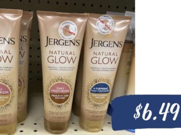 Jergens Coupon | Get Natural Glow Lotion for $6.49