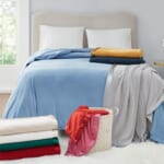 Martha Stewart Collection Soft Fleece Twin Blanket