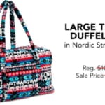 The Vera Bradley Outlet | Large Travel Duffel Bag for $36.75