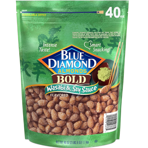 Blue Diamond Almonds Bold Wasabi & Soy Sauce Snack Nuts as low as $9.33 Shipped Free (Reg. $17.48)