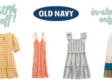 Old Navy | 50% Off Dresses In-Store Only