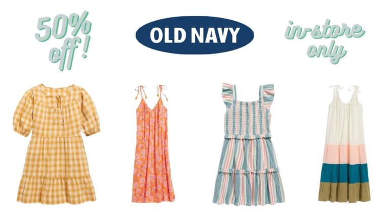 Old Navy | 50% Off Dresses In-Store Only