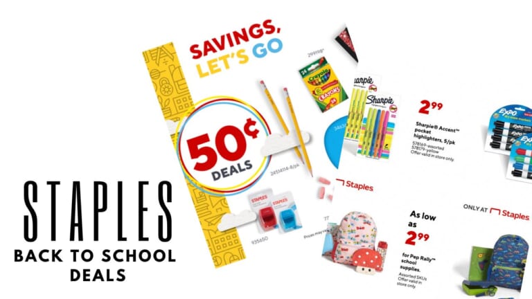 Staples Back to School Sales 7/17-7/23