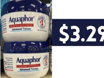 Aquaphor Advanced Therapy Healing Ointment  for $3.29