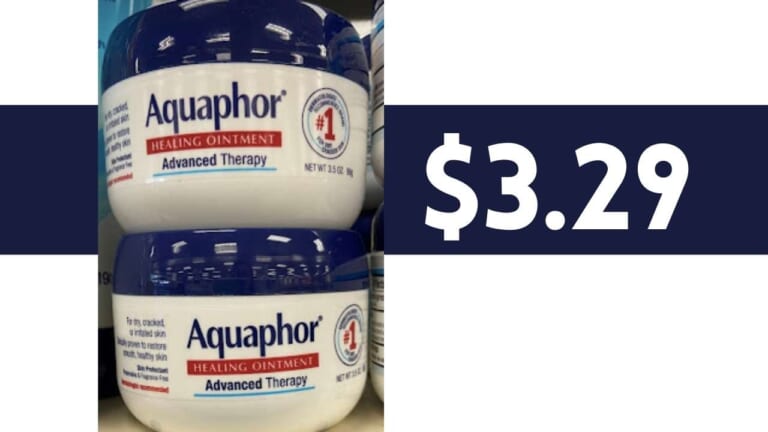 Aquaphor Advanced Therapy Healing Ointment  for $3.29