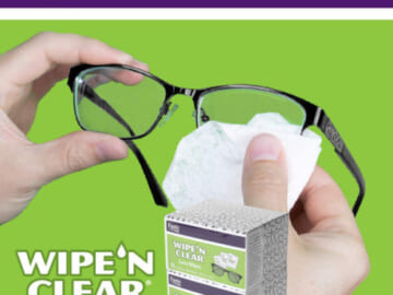 150-Count Flents Wipe’N Clear Lens Wipes as low as $8.51 Shipped Free (Reg. $14) – $0.06/Wipe, Anti Streak, Fast Drying