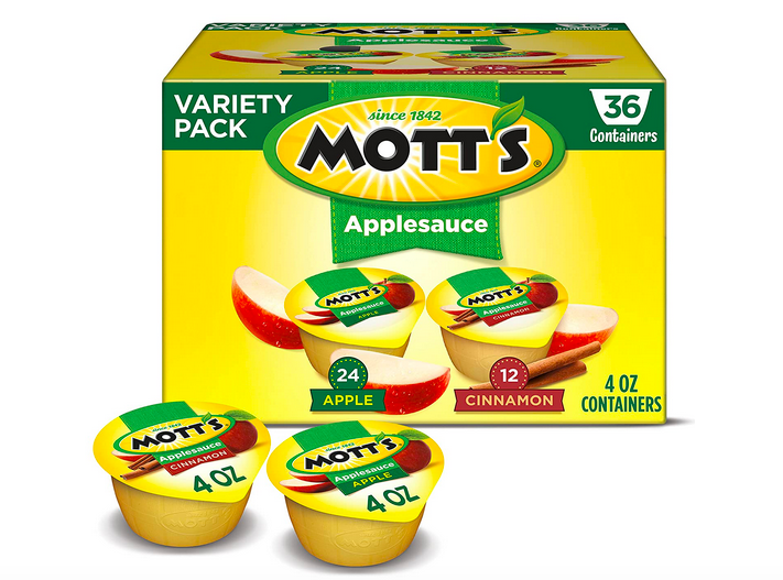 Mott’s Apple & Cinnamon Variety Pack Applesauce, Pack of 36 only $10.38 shipped!