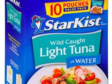 StarKist Chunk Light Tuna in Water Pouches (Pack of 10) only $8.97 shipped!