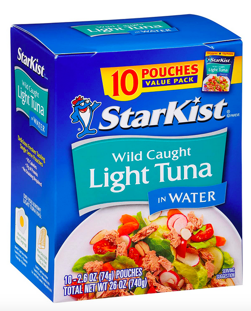 StarKist Chunk Light Tuna in Water Pouches (Pack of 10) only $8.97 shipped!